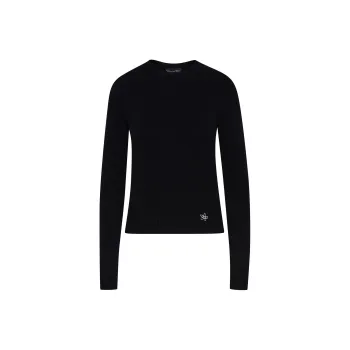 Oscar De La Renta O Flower Cashmere Jumper