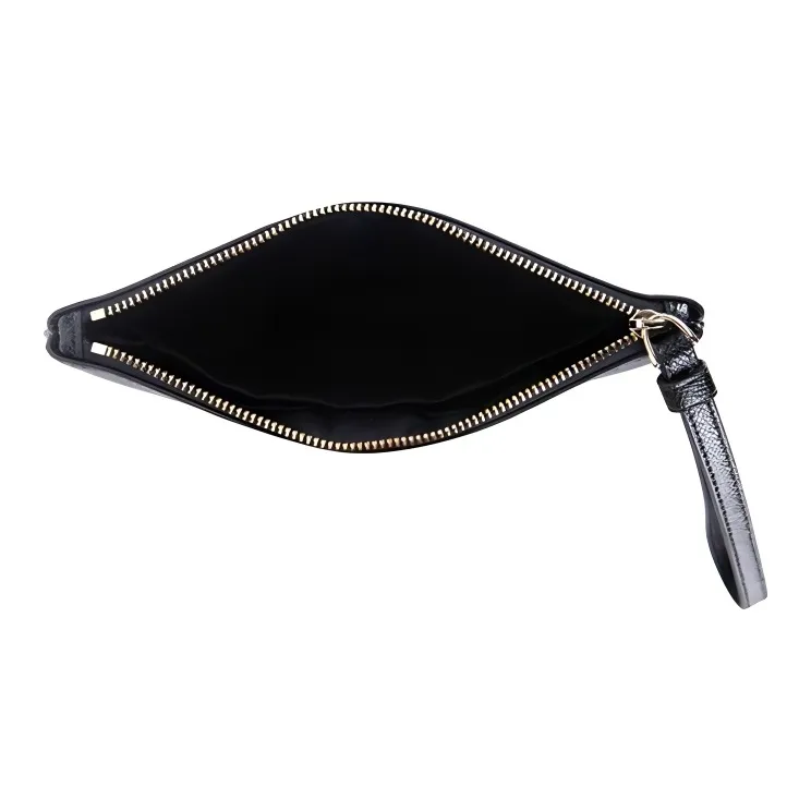 COACH Leather Wallets Clutches Women's Black-3