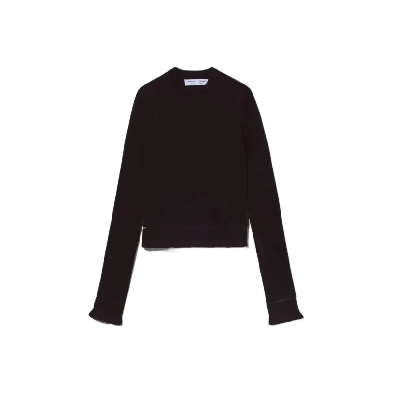 PROENZA SCHOULER Cropped Chenille texture Jumper-0