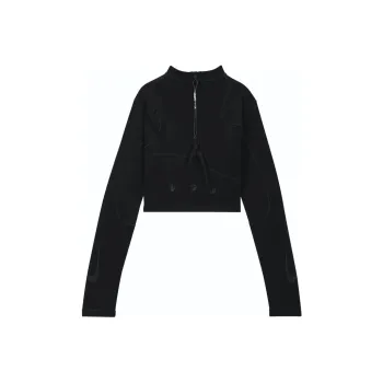 Nike X Off White Women's Long Sleeve Top Black