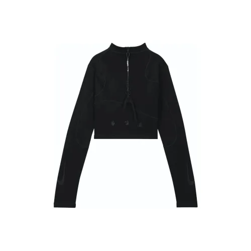 Nike X Off White Women's Long Sleeve Top Black