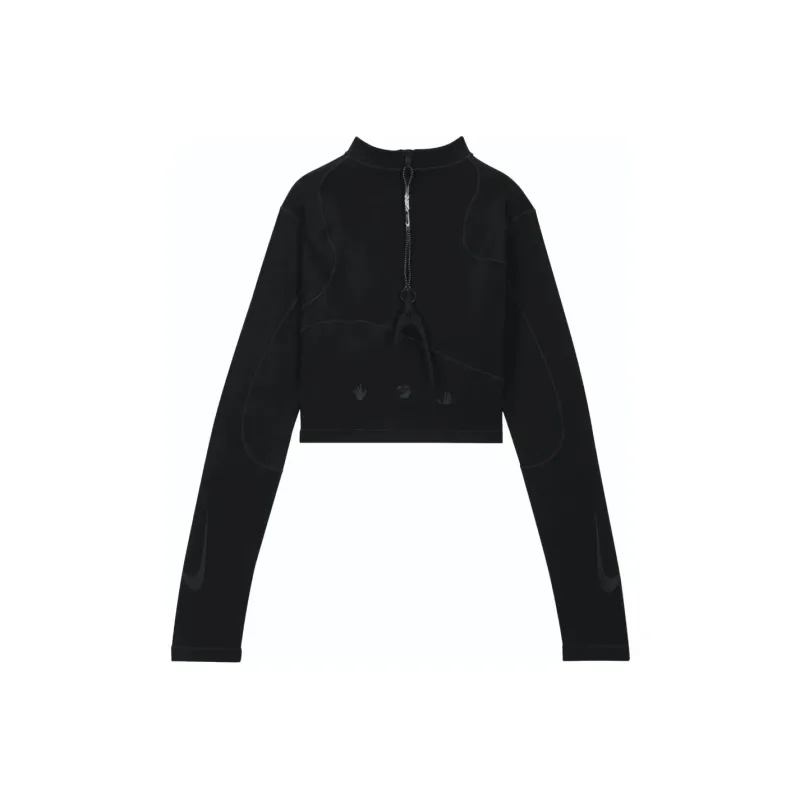 Nike X Off White Women's Long Sleeve Top Black-0