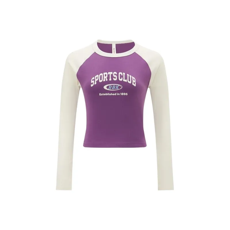 Reebok T Shirts Women's Purple-0