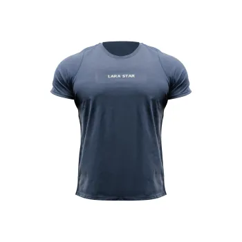 LARA STAR Workout Clothing Unisex Navy Blue
