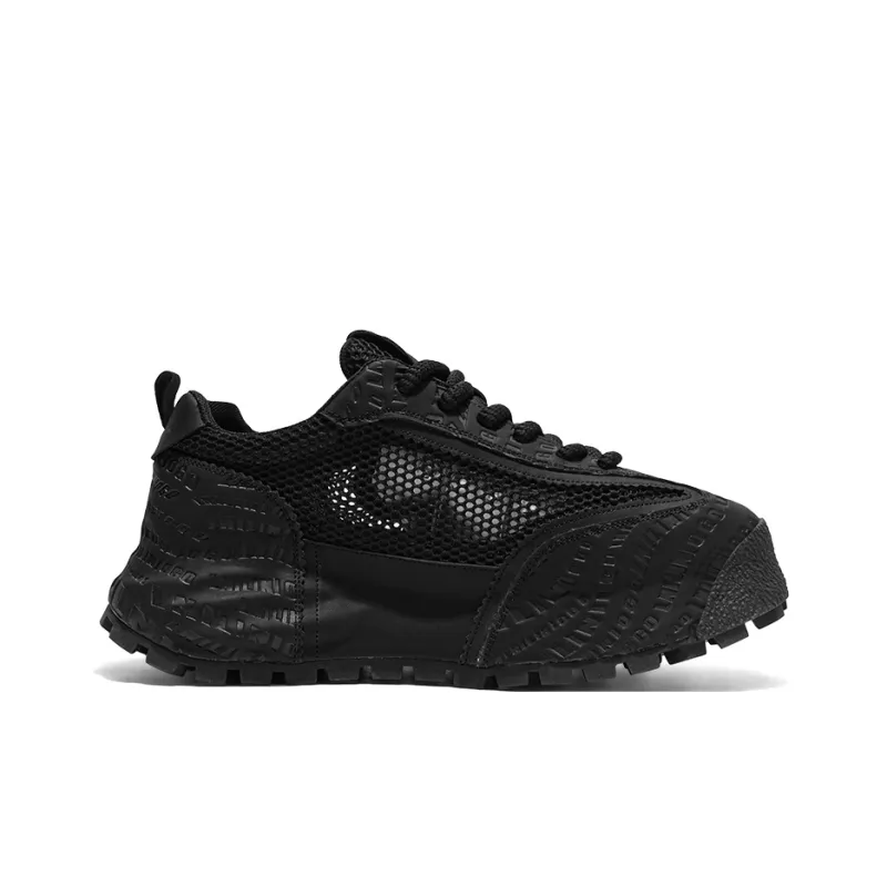 AMICNIEGD Breathable And Wear resistant Low Top Chunky Sneakers Men's-1