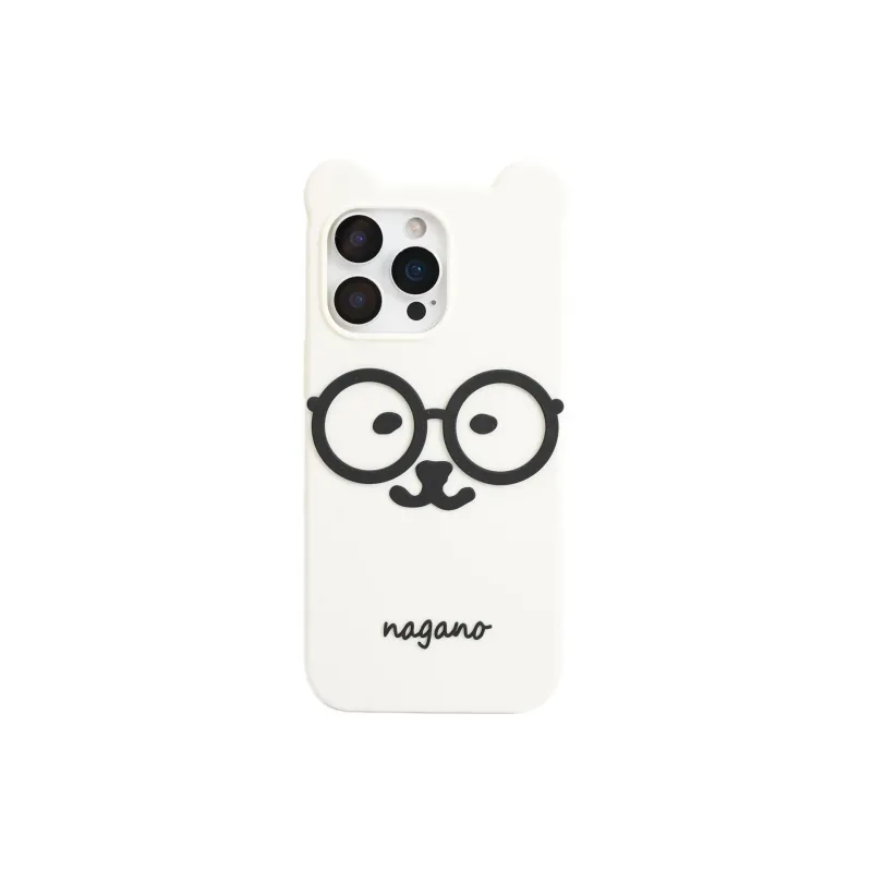 Sopi Silicone Material Black Glass Bear Phone Cases Compatible With IPhone 16/15 Pro Max/Apple 13/14 Pro/Max-0