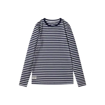 OUTDOOR PRODUCTS Drop Shoulder Sleeve T Shirt Women's Dark Army Blue White Fine