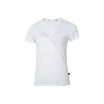 PUMA Basic T Shirts Women's White