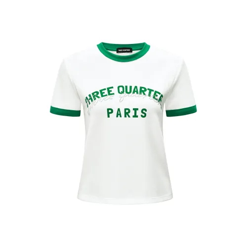 Three Quarters T Shirts Women's