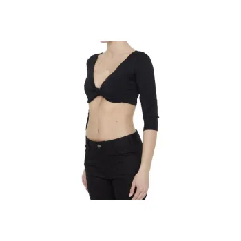 CELINE Draped Cropped Top