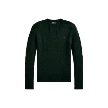 Polo Ralph Lauren Cable Knit V Neck Jumper