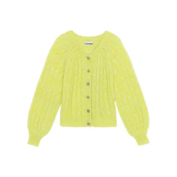 GANNI Cable knit Cardigan