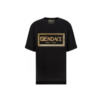 Versace X FENDI X VERSACE T Shirts Women's Black