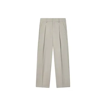 FILA LifestyleFILA MILANO Italy Version Luxury Style Sports Collection Casual Pants Men's Taupe Dark Gray