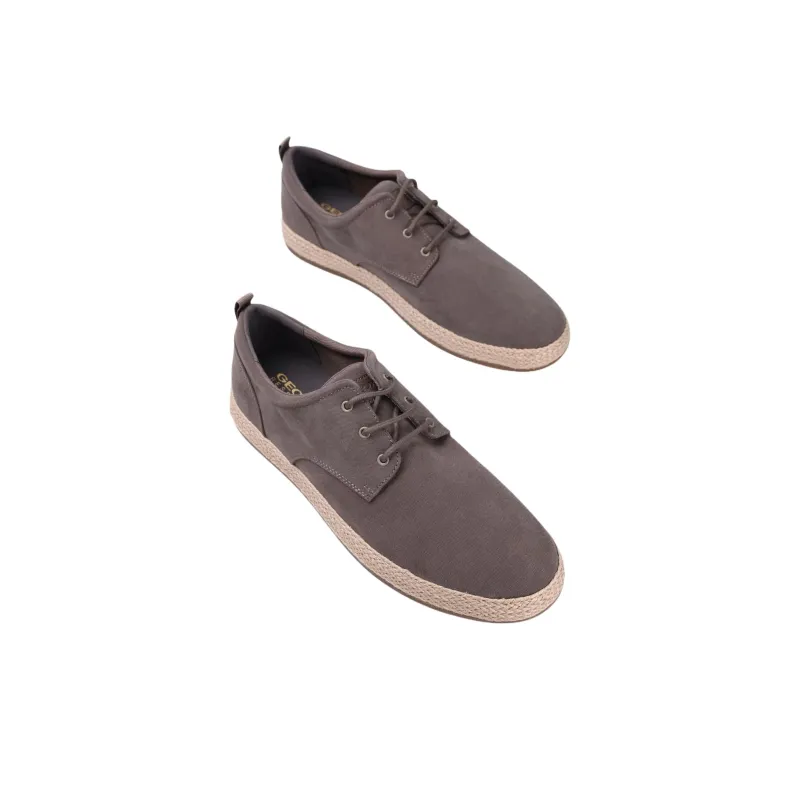 GEOX Pantelleria Low Top Canvas Shoes Men's Umber-2