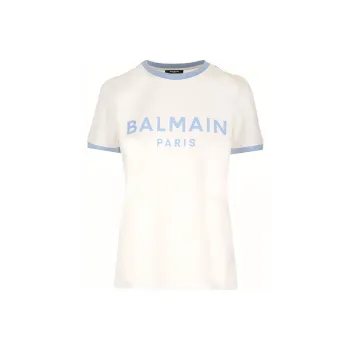 BALMAIN Regular T Shirt Women's White