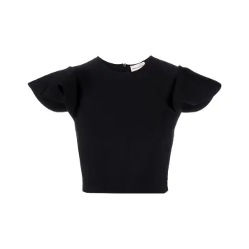 Alexander McQueen Crop Tops Women's Black