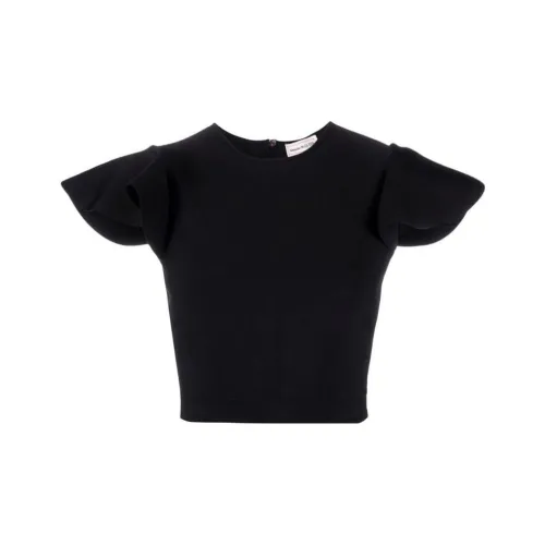 Alexander McQueen Crop Tops Women's Black