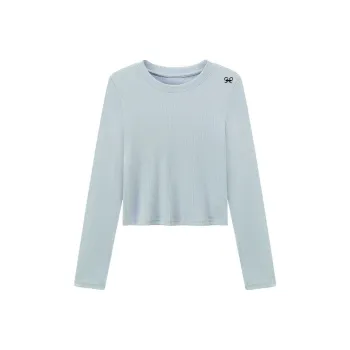 CHUU T Shirts Women's Gray Blue