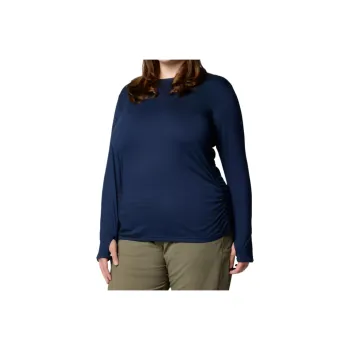 Columbia Leslie Falls Drop Shoulder Sleeve T-Shirt Women's University Marine