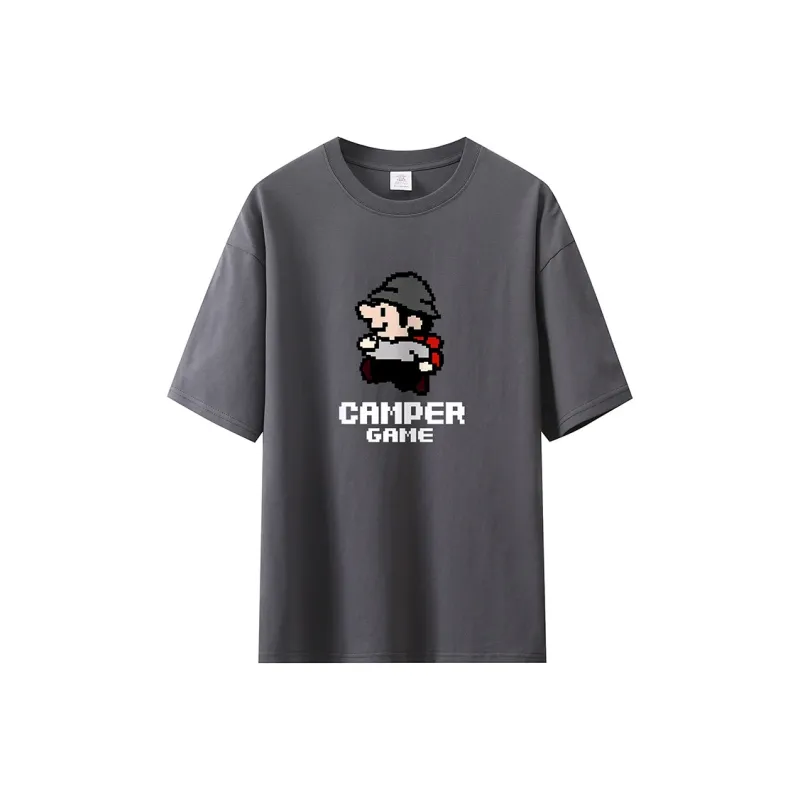 Cotton Gene Drop Shoulder Sleeve T Shirt Unisex-12