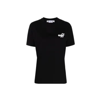 OFF WHITE Zebra Arrow Tee 'Black'
