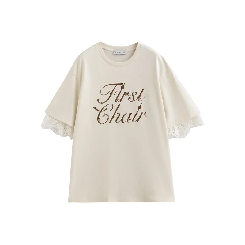Initial Language T Shirt Women's-6