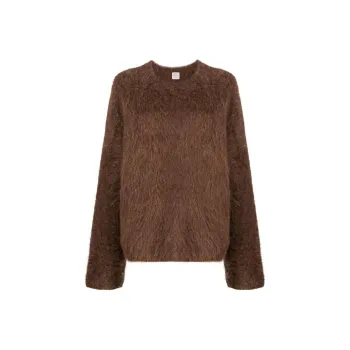 Toteme FW22 Sweater Women's Red Brown