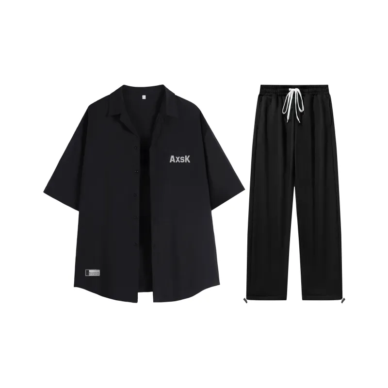A.X.S.K Shirt Matching Set Unisex-0