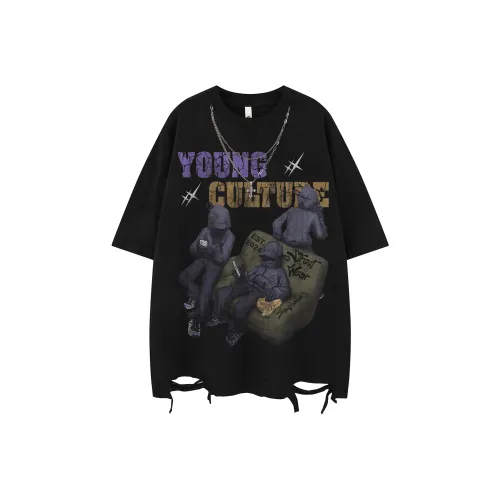 BEAR UNION Drop Shoulder Sleeve T Shirt Unisex