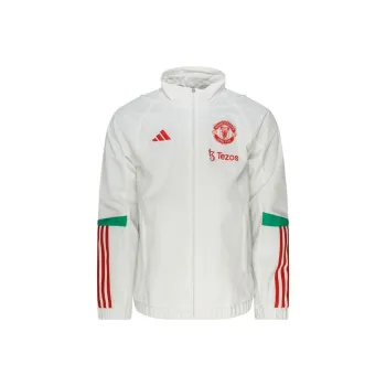 Adidas MANCHESTER UNITED TIRO 23 PRESENTATION JACKET Soccer Jerseys Men's White