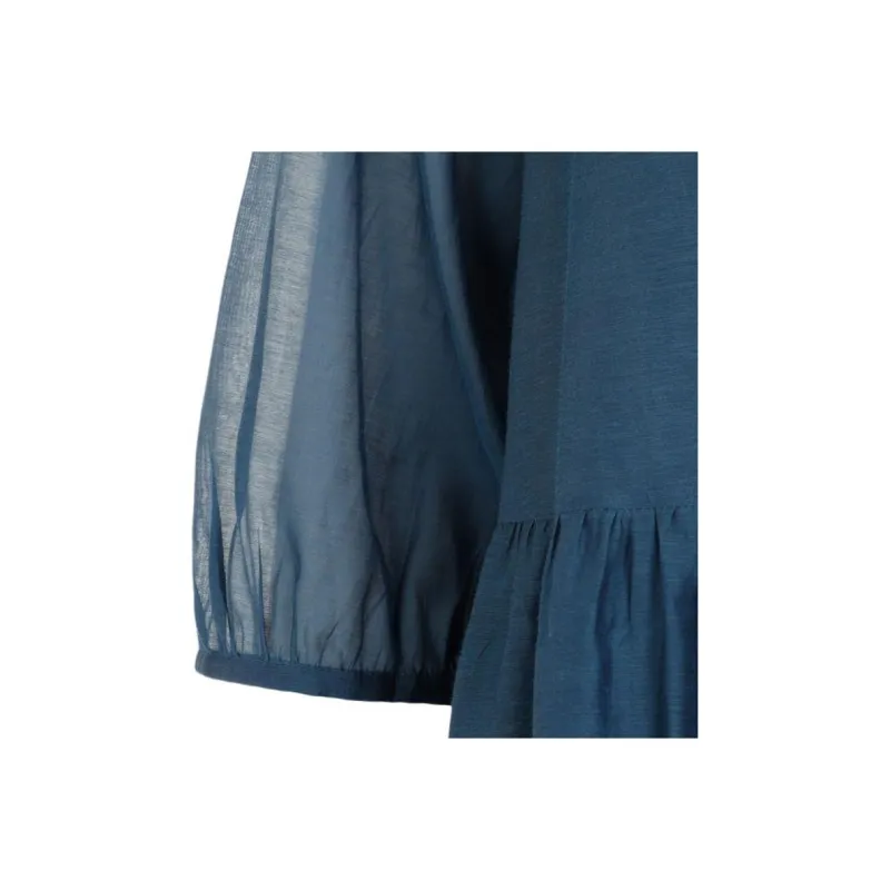 'S MAX MARA Short Sleeved Dresses Women's Blue-3