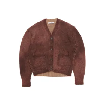 Acne Studios Sprayed Finish V-Neck Cardigan