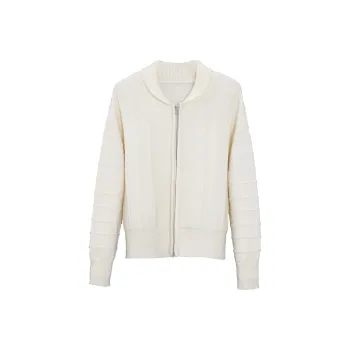 Fstudio Cardigan Sweater Coat Women's White