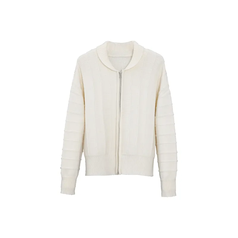 Fstudio Cardigan Sweater Coat Women's White-0