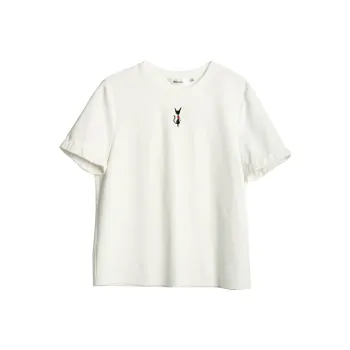 Olrain T Shirts Women's Ecru