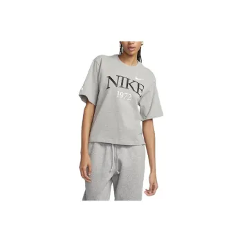 Nike Sportswear Classic T Shirt Women's Gray