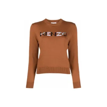 KENZO FW21 Fitted Sweater Women's Brown