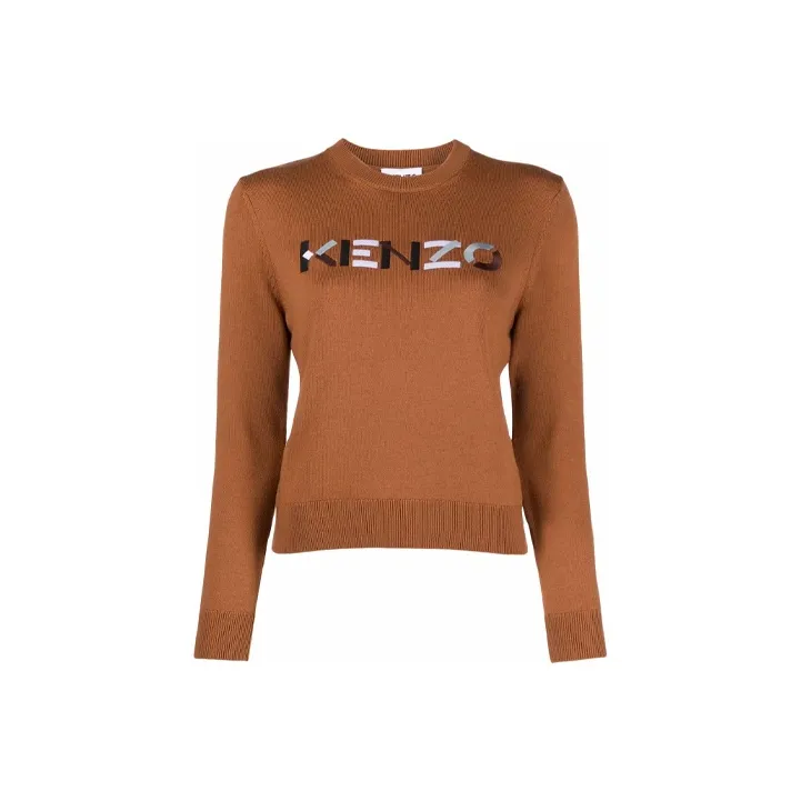 KENZO FW21 Fitted Sweater Women's Brown-0