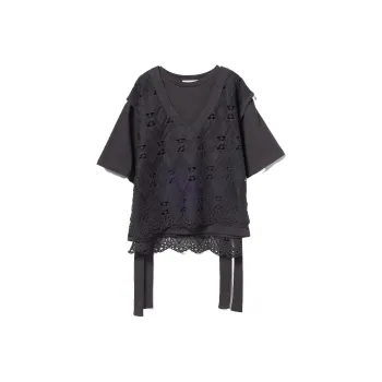 Beams Crop Tops Women's Black