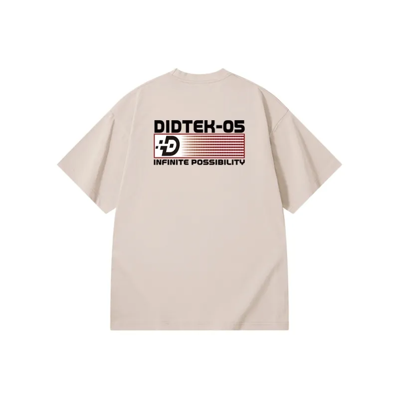 DIDTEK Drop Shoulder Sleeve Short Sleeved T Shirts Unisex-9