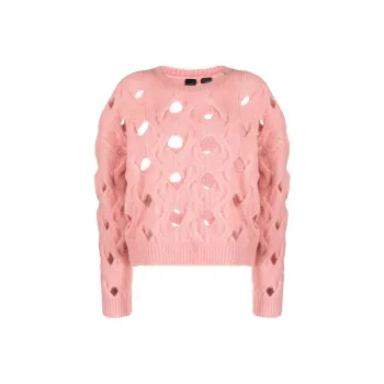 PINKO Cable Knit Cut out Jumper