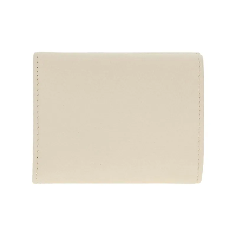 Valentino Leather Wallet Women's Ivory White-2