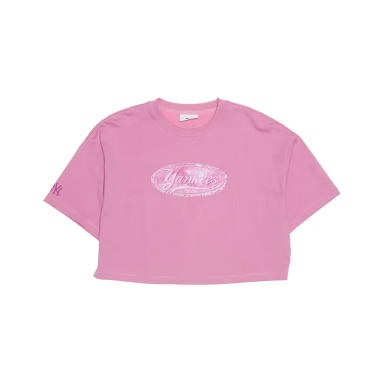 MLB New York Yankees SS25 T Shirt Women's Pink-0