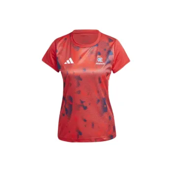 Adidas T-Shirt Women's Red White