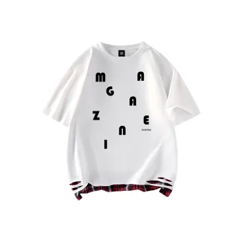 DIDTEK Drop Shoulder Sleeve Short Sleeved T Shirts Unisex