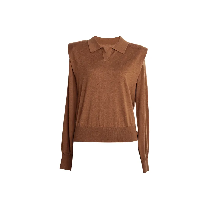 ROEYSHOUSE Sweater Women's Caramel Coffee-0
