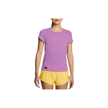 Saucony Stopwatch Short Sleeve T-Shirt Women's Purple