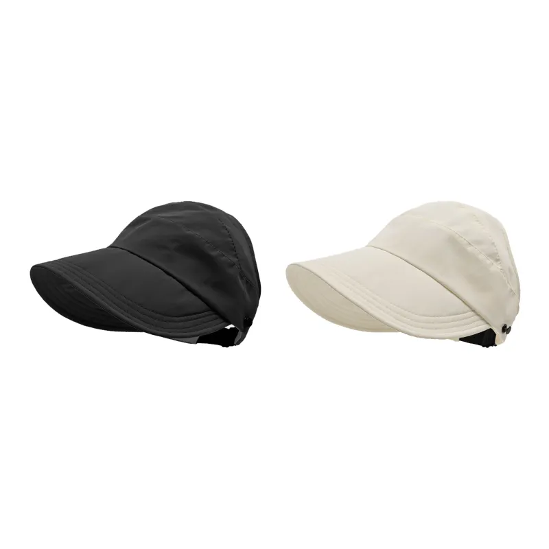 Polyester Material For Hanging Masks Fashion Versatile Multi Style Sun Protection Hat Women's-17