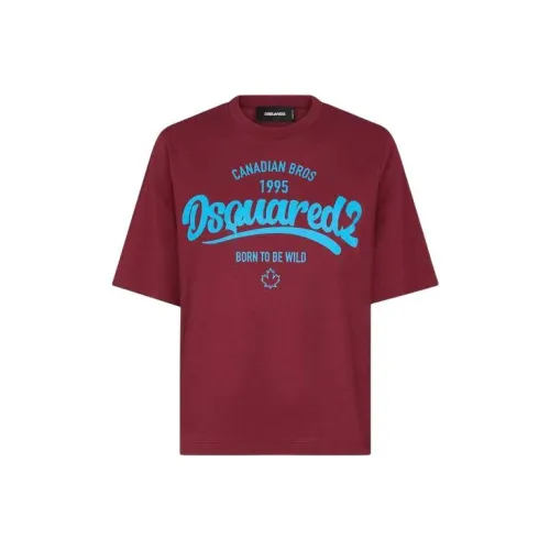 DSQUARED 2 Canadian Bros Easy Fit T-Shirt T-Shirt Women's Red